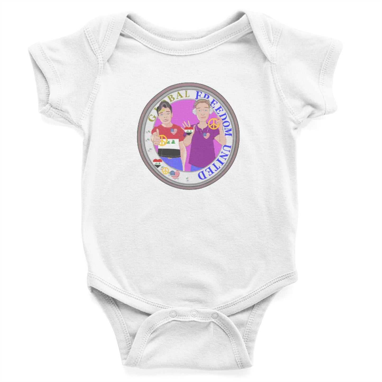 Baby Body Global Freedom United Boys Iraq & Usa Old Peace