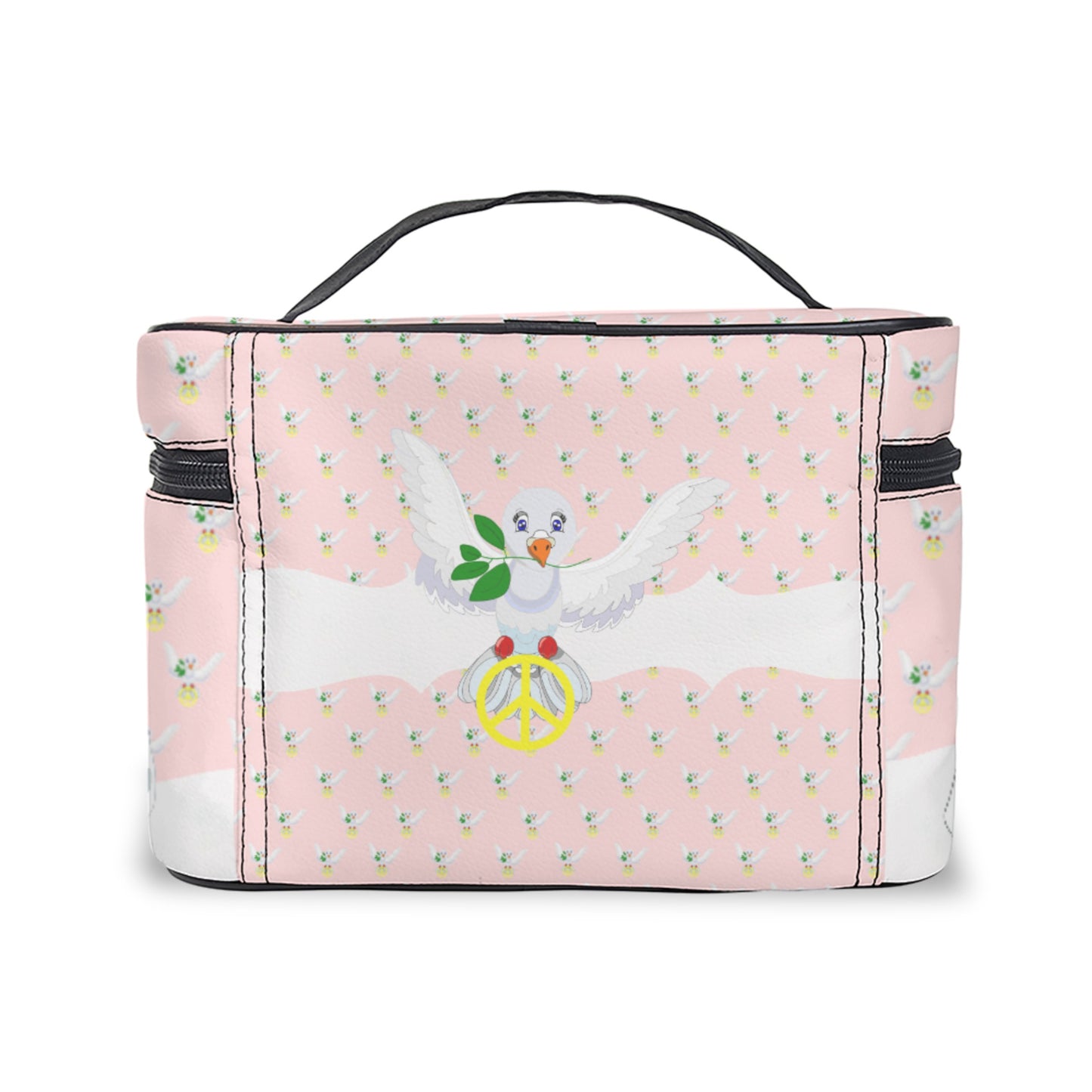 Cosmetic Bag GLOBAL FREEDOM UNITED© Women Croatia & Serbia Pink