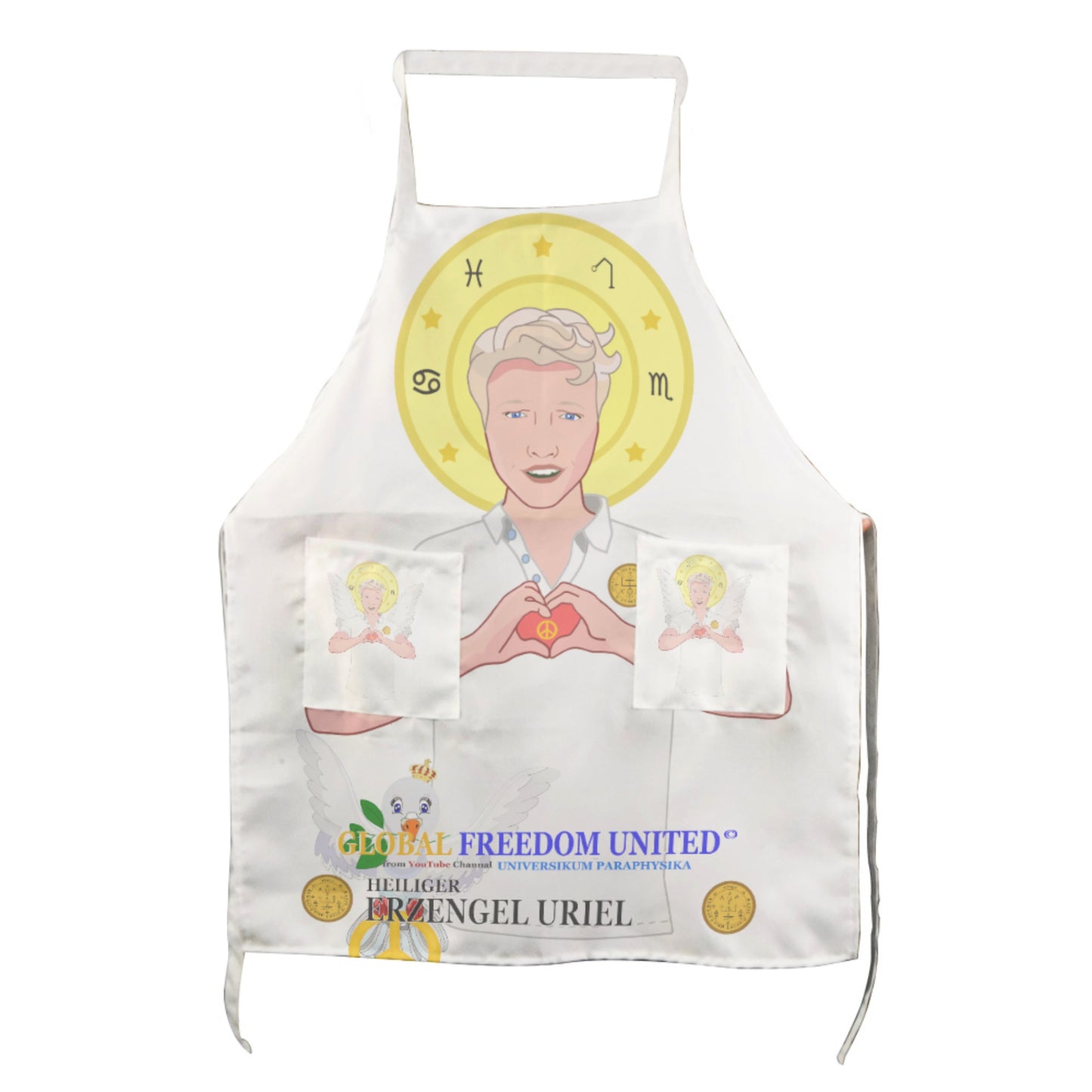 Apron GLOBAL FREEDOM UNITED© Archangel Raphael German