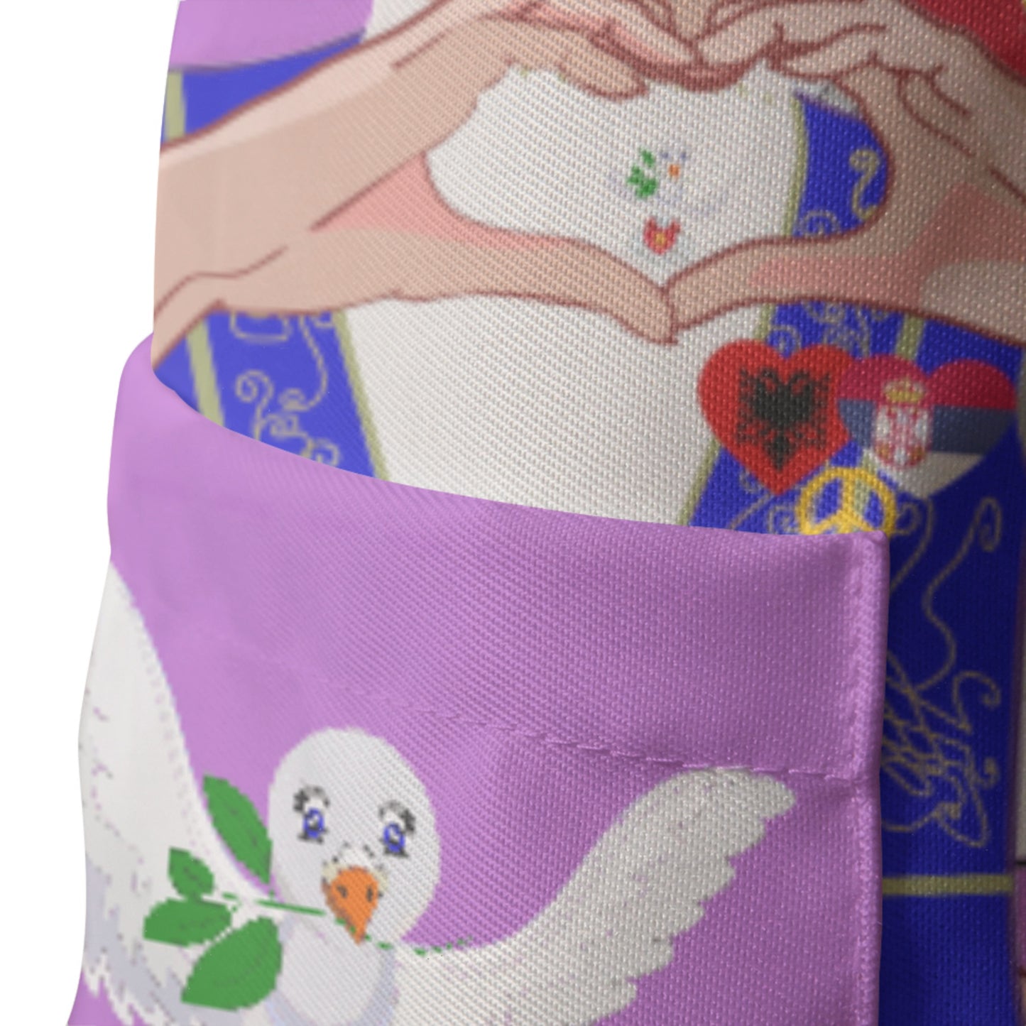 Apron GLOBAL FREEDOM UNITED© Women Albania & Serbia Lilac