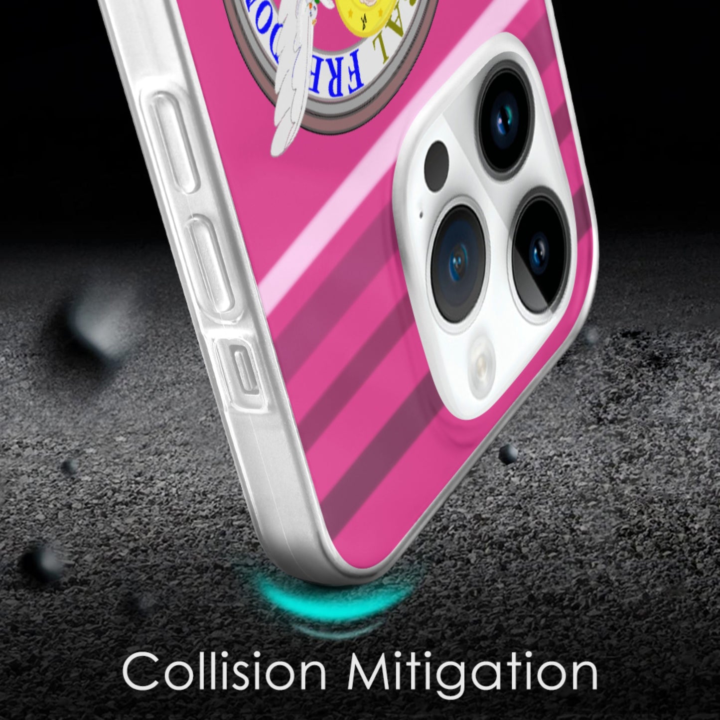 Phone Case Global Freedom United Archangel Michael German Pink1