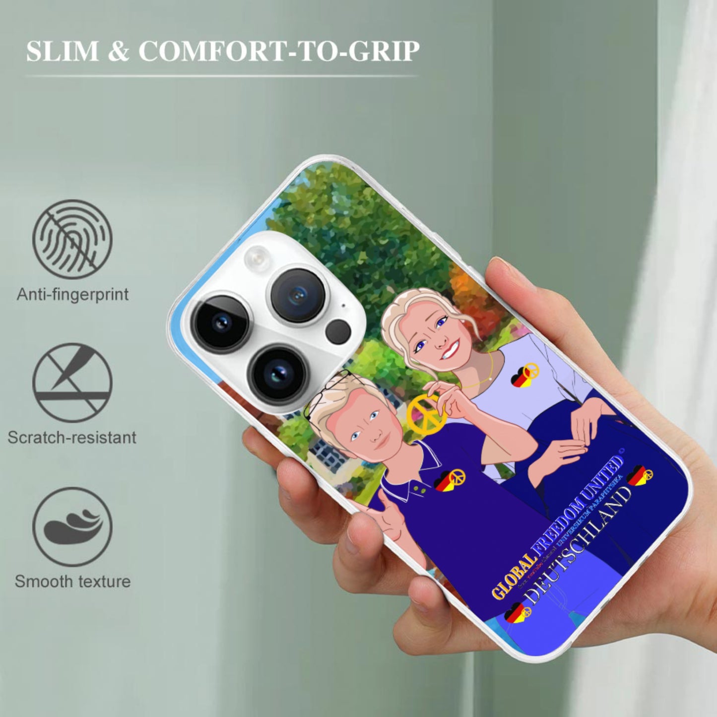 Phone Case GLOBAL FREEDOM UNITED© Couple Edition Germany V2