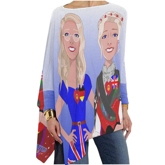 Pullover Long Sleeve T-shirt Global Freedom England & Germany Old Peace