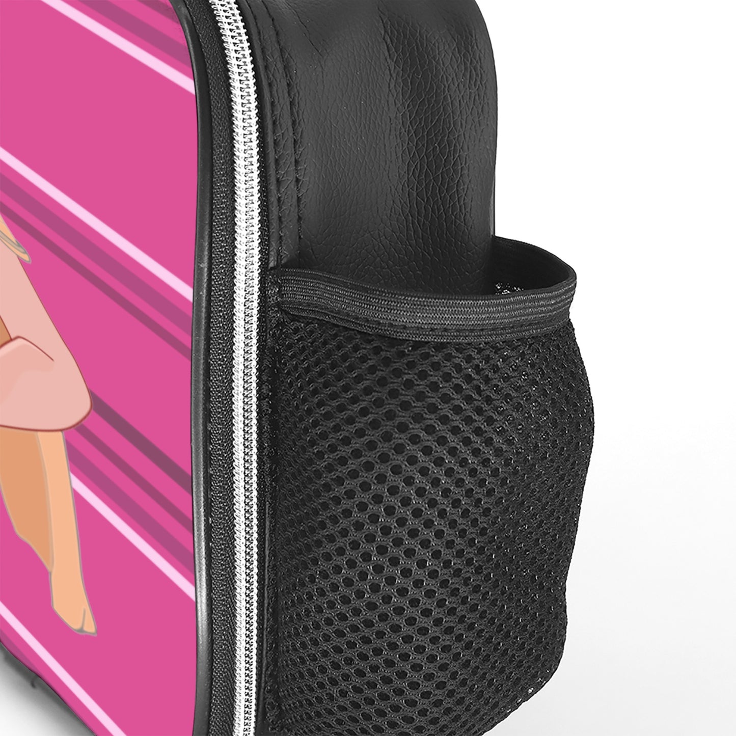 Leather Meal Bag GLOBAL FREEDOM UNITED© Women Turkey & Germany Pink