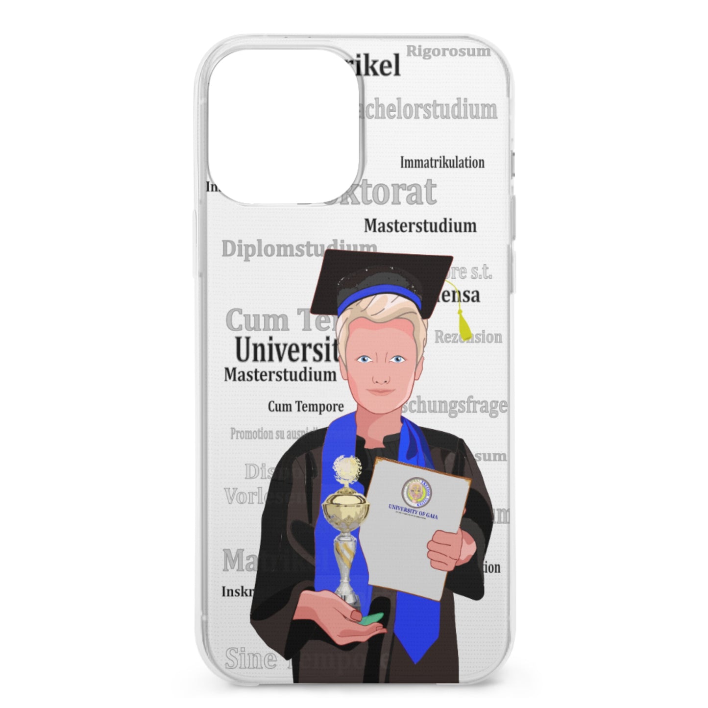 Phone Case GLOBAL FREEDOM UNITED© Student Boy Blond Hair Germany
