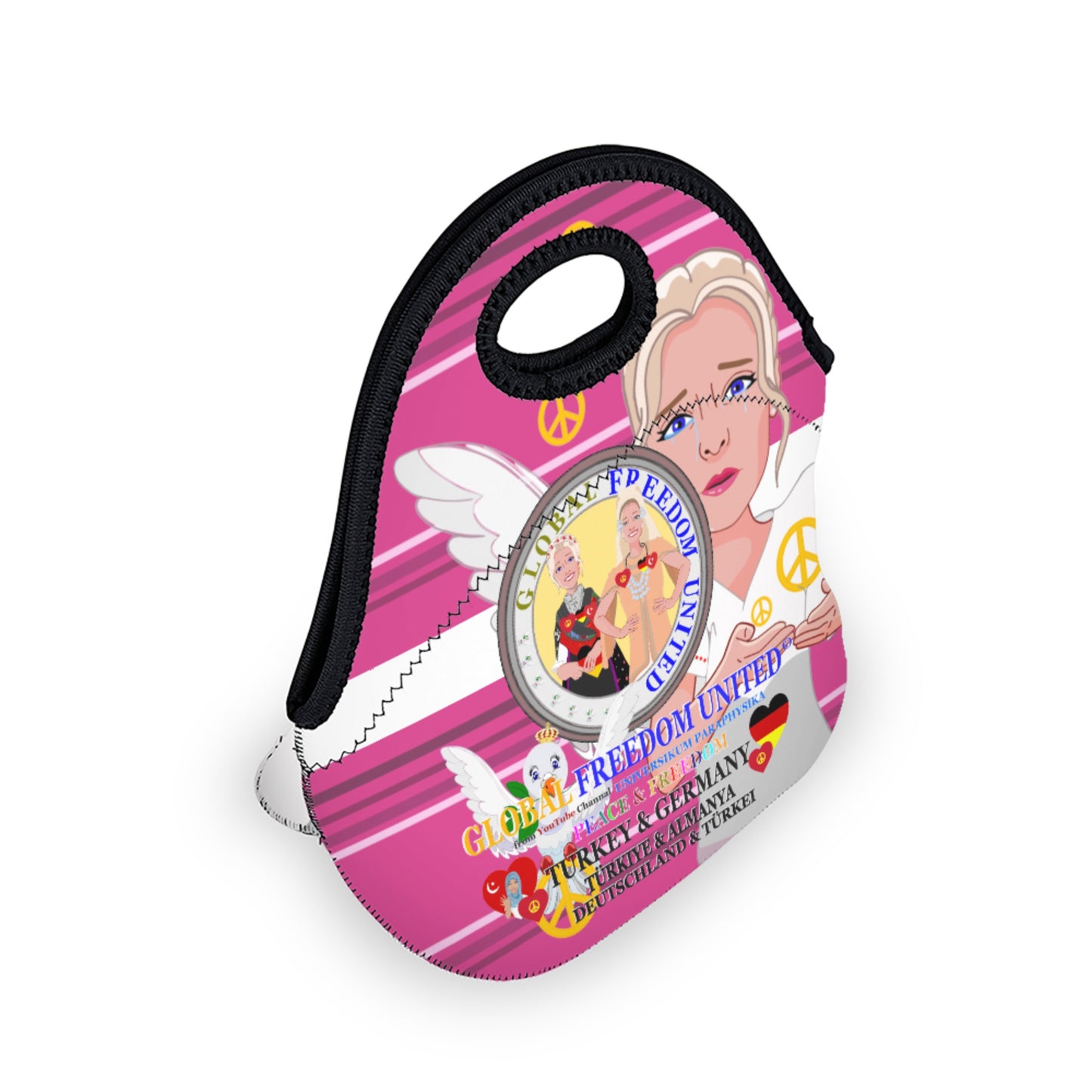Meal Bag Global Freedom United Women Turkey & Germany Pink