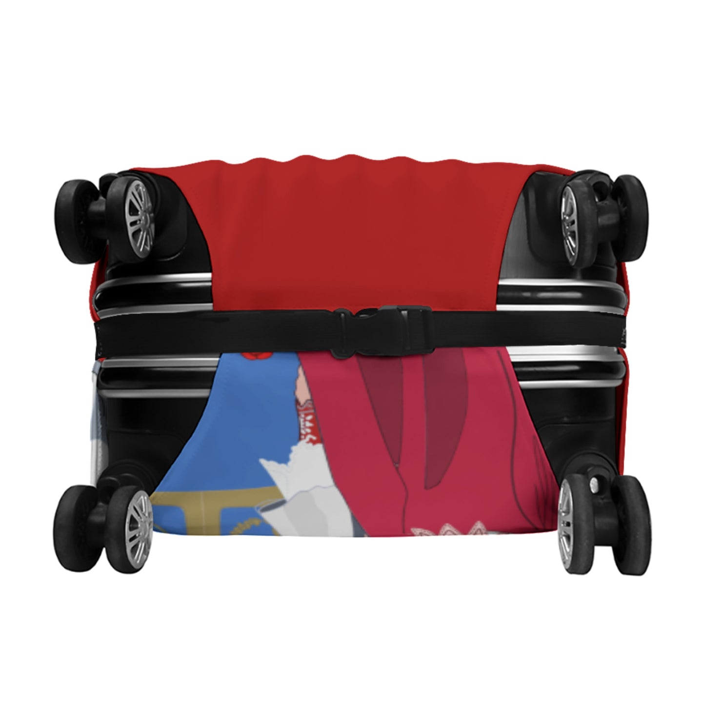 Lugguage Cover Global Freedom United Women Croatia & Serbia Old Peace Red