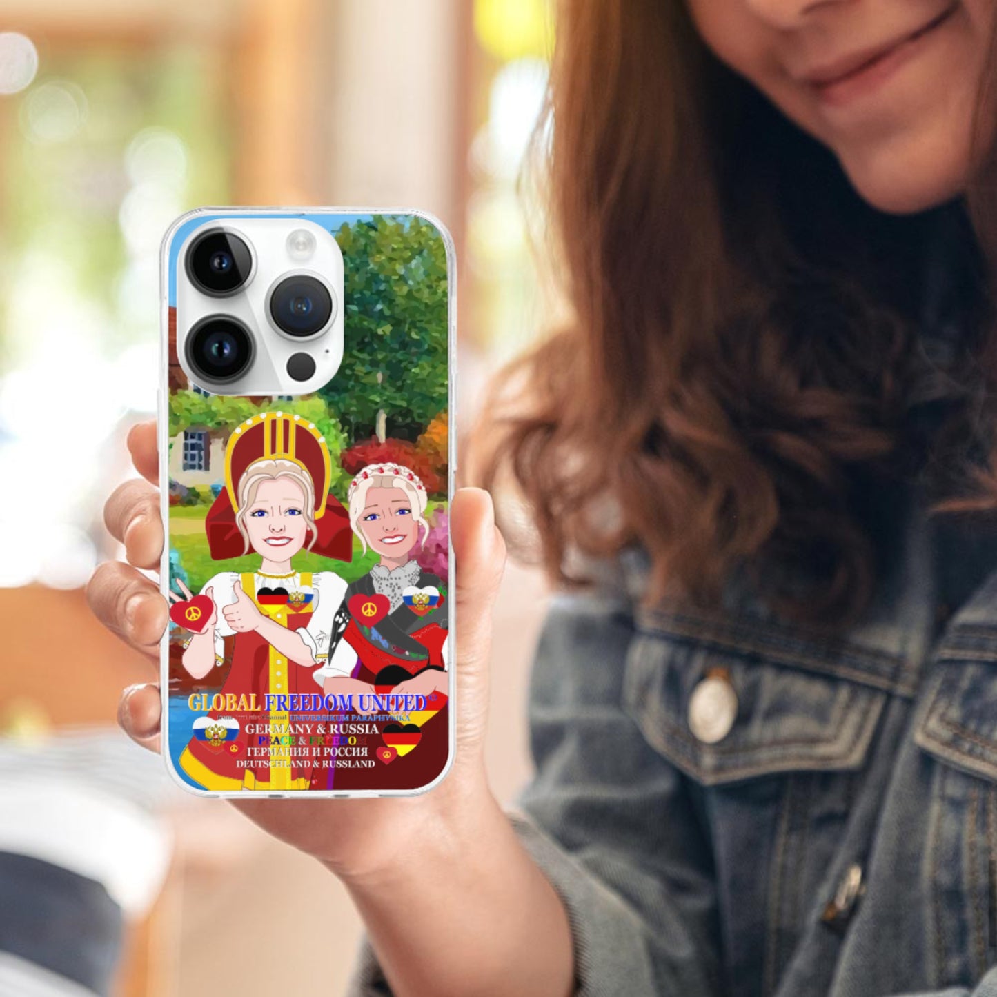 Mobile Phone Case GLOBAL FREEDOM UNITED© Women Russia & Germany