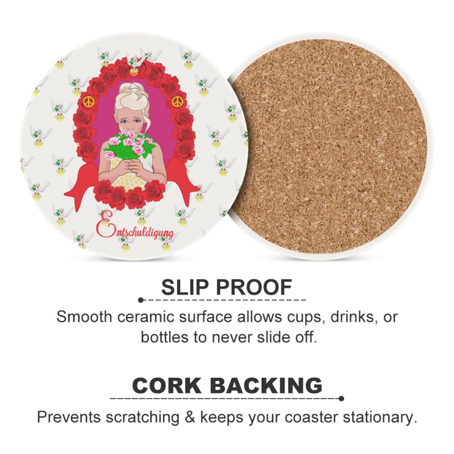 Glasunterleger Global Freedom United Entschuldigung Von Einem Mädchen