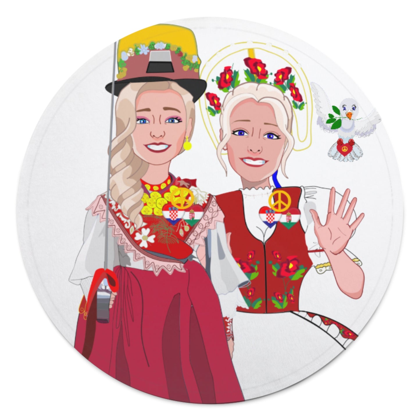 Blankets For Kits GLOBAL FREEDOM UNITED© Girls Croatia & Hungary