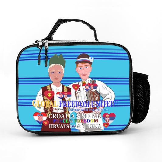 Laether Meal Back GLOBAL FREEDOM UNITED© Men Croatia & Serbia Blue