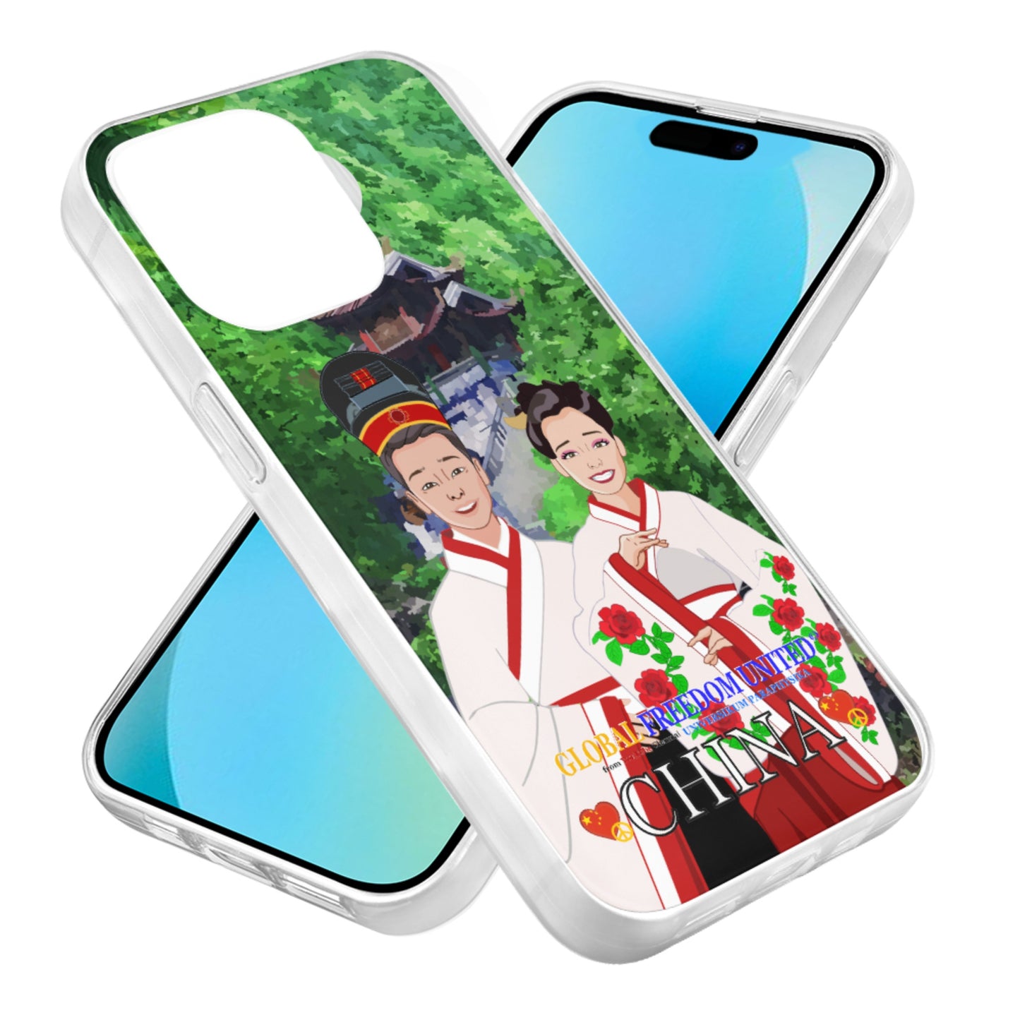Phone Case GLOBAL FREEDOM UNITED© Couple Edition China