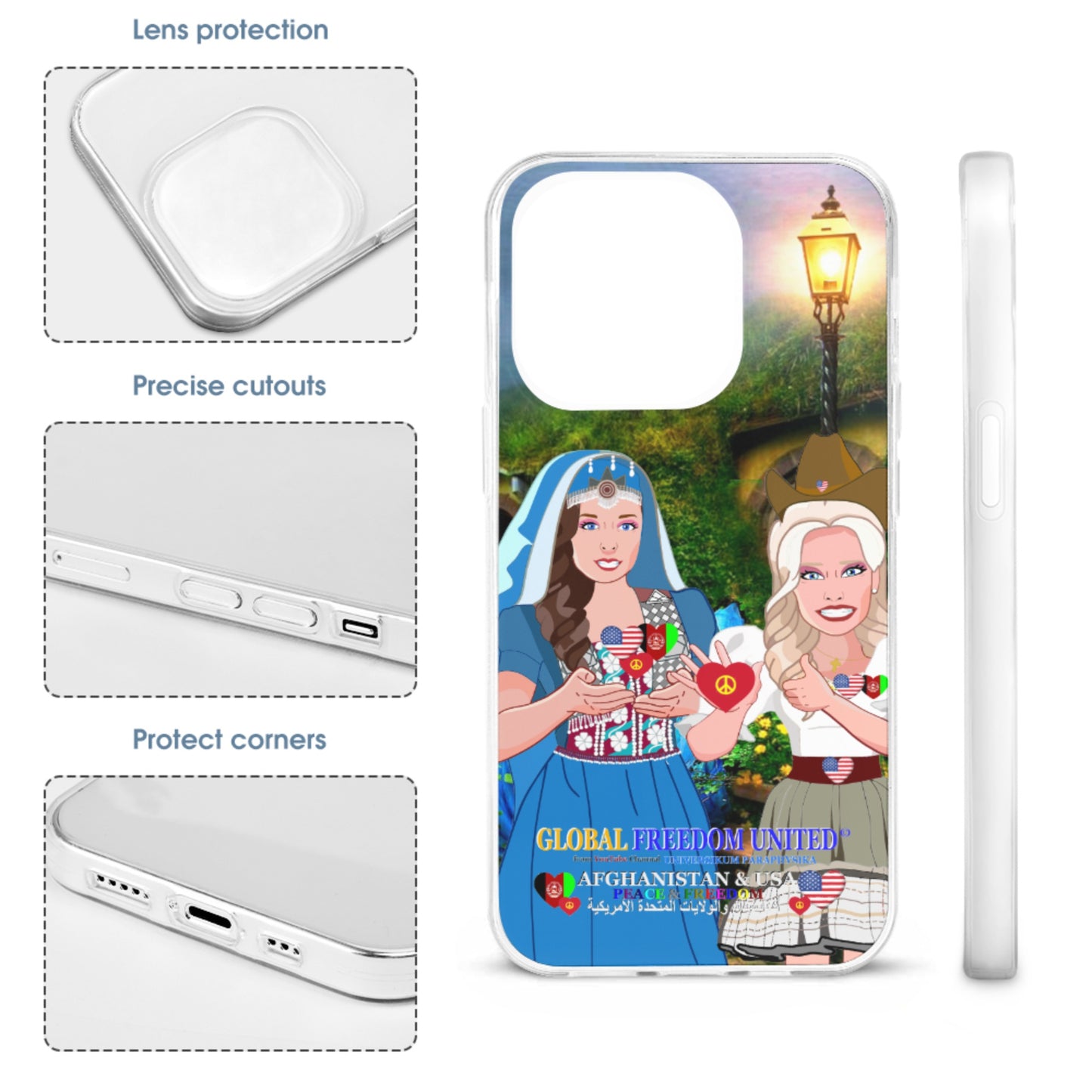 Mobile Phone Case GLOBAL FREEDOM UNITED© Women Afghanistan & USA