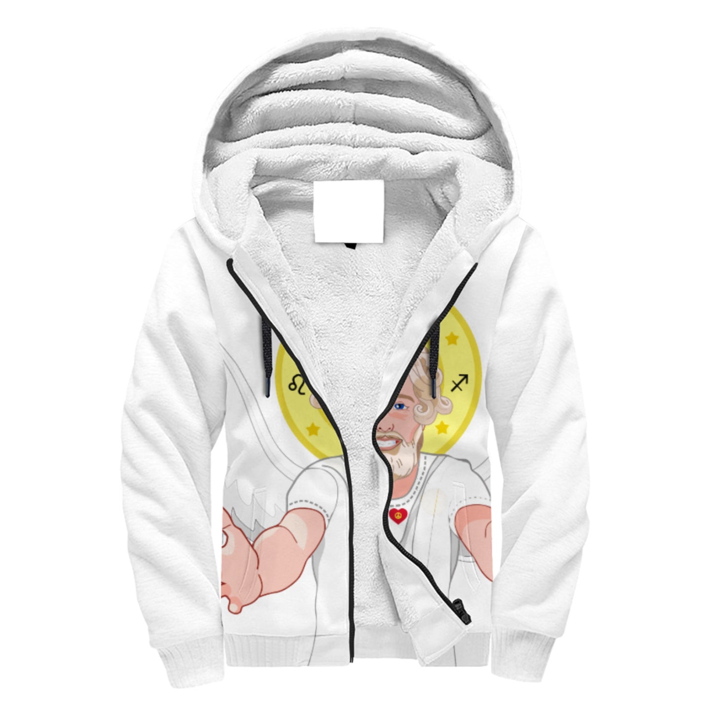 Plush Hoodie Global Freedom United Archangel Uriel German