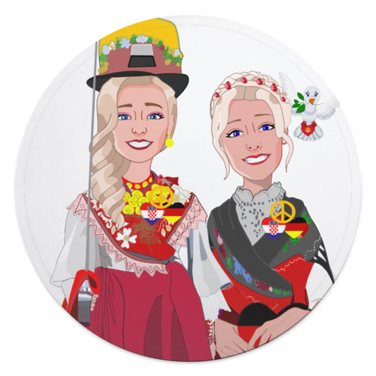 Blankets For Kits Global Freedom United Girls Croatia & Germany Old Peace