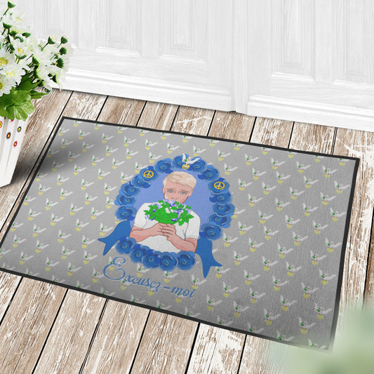 Doormat GLOBAL FREEDOM UNITED© Un Garcon dit désoié Excusez-moi