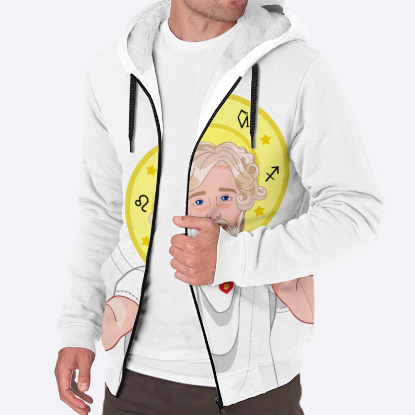 Plush Hoodie Global Freedom United Archangel Uriel German