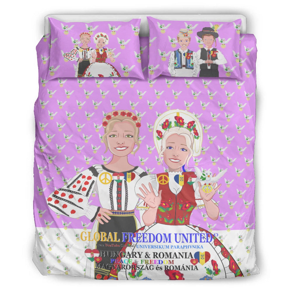 Bed Line GLOBAL FREEDOM UNITED© Women Romania & Hungary Lilac