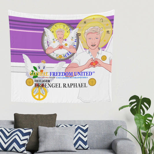 Tapestry Global Freedom United Archangel Raphael German Lilac