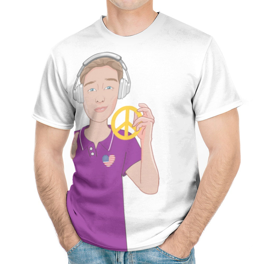 Men´s T-shirt GLOBAL FREEDOM UNITED© Men Iraq  & USA V3 Wight