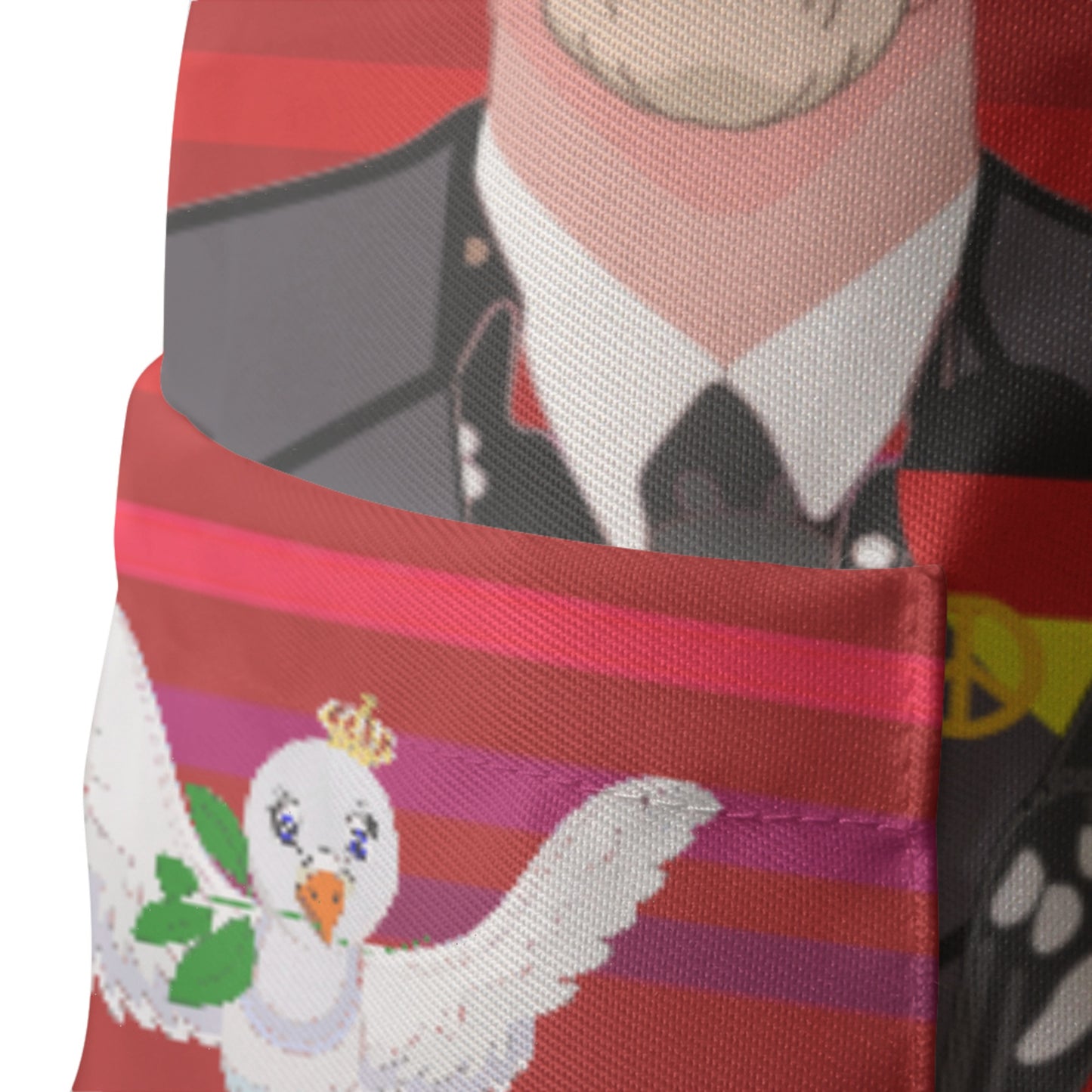 Apron GLOBAL FREEDOM UNITED© Couple Edition Germany V1 Red