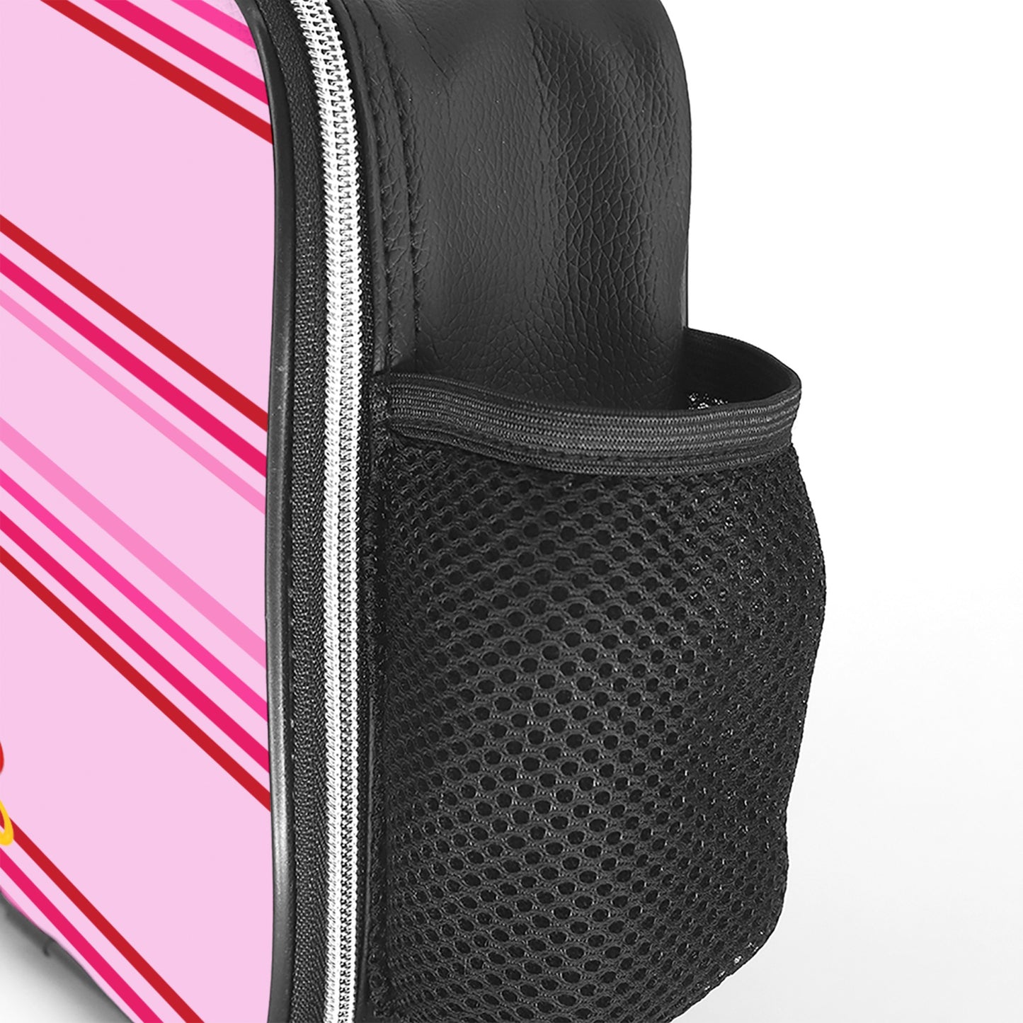 Leather Meal Bag GLOBAL FREEDOM UNITED© Couple Albania Pink 2