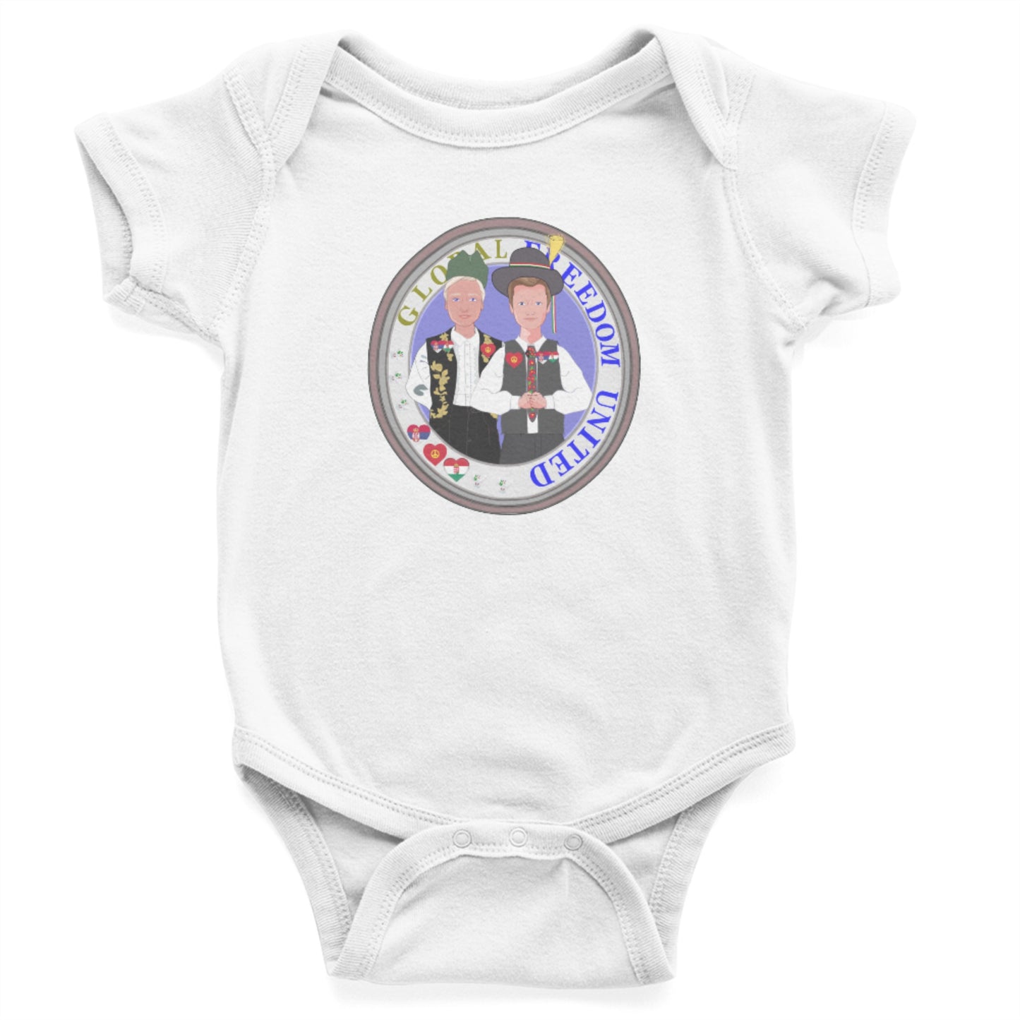 Baby Body GLOBAL FREEDOM UNITED© Boys Serbia & Hungary Old Peace