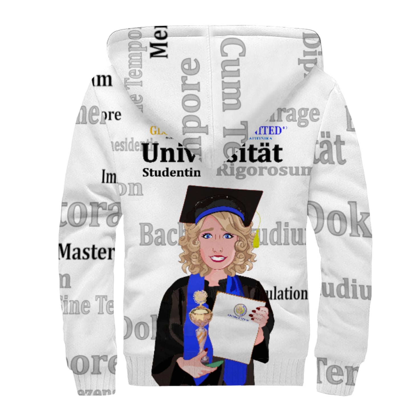 Plush Hoodie Global Freedom United Student Girl Cooper Place Blond Hair 2