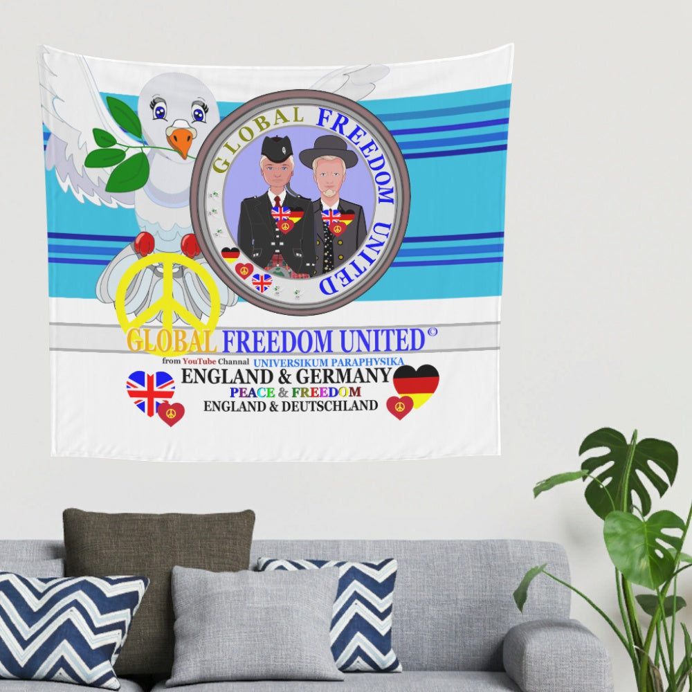 Tapestry Global Freedom United Men England & Germany Old Peace Blue 2
