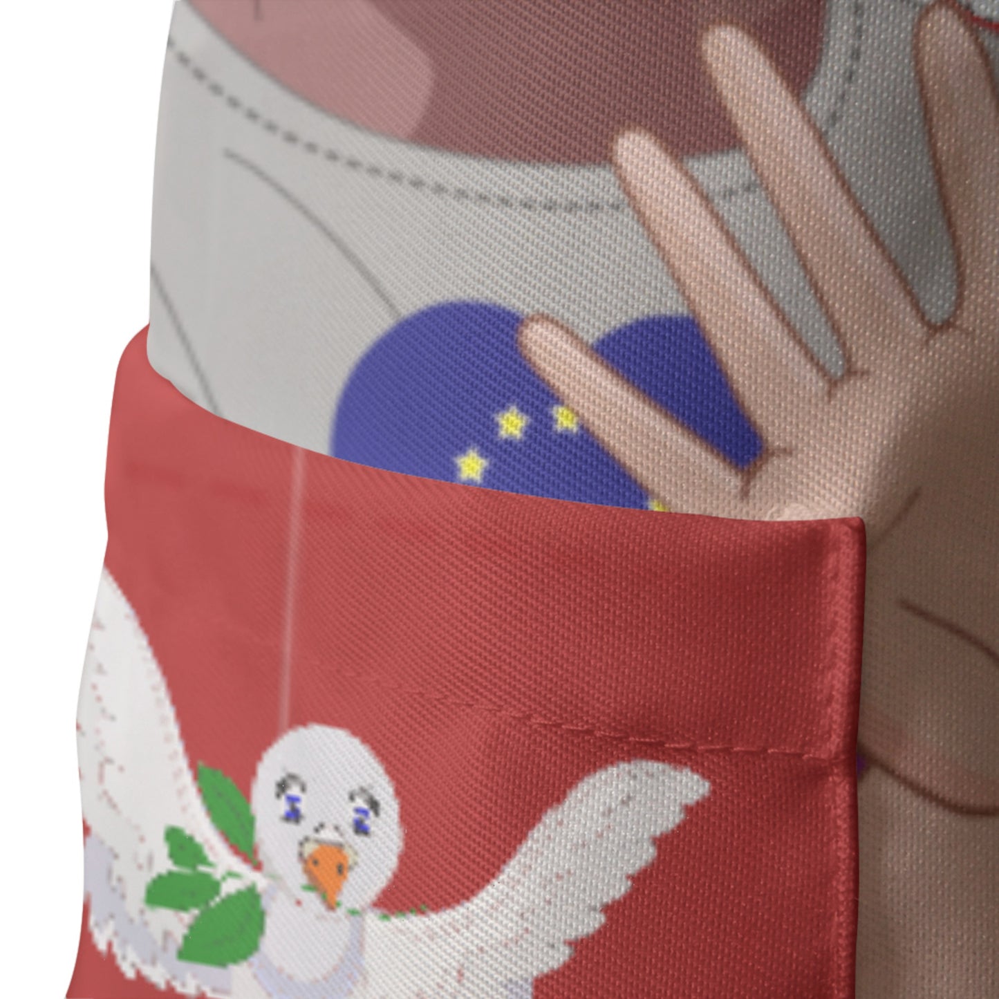 Apron GLOBAL FREEDOM UNITED© Men Anti Fascism & Racism EU Red