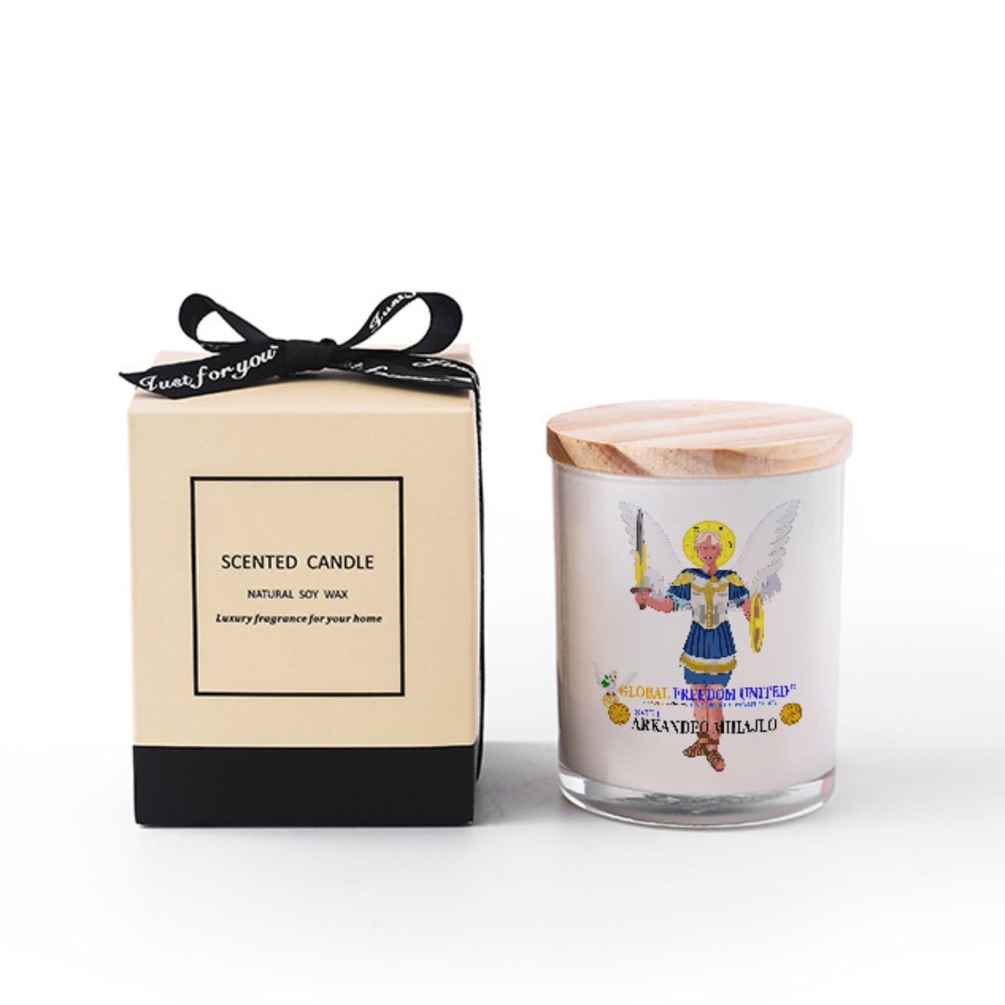 Scented Soy Candle Global Freedom United  Archangel Michael Croatia V1