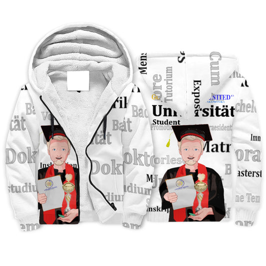 Plush Hoodie Global Freedom United Student Boy Golden Place Blond  Hair 1 Red