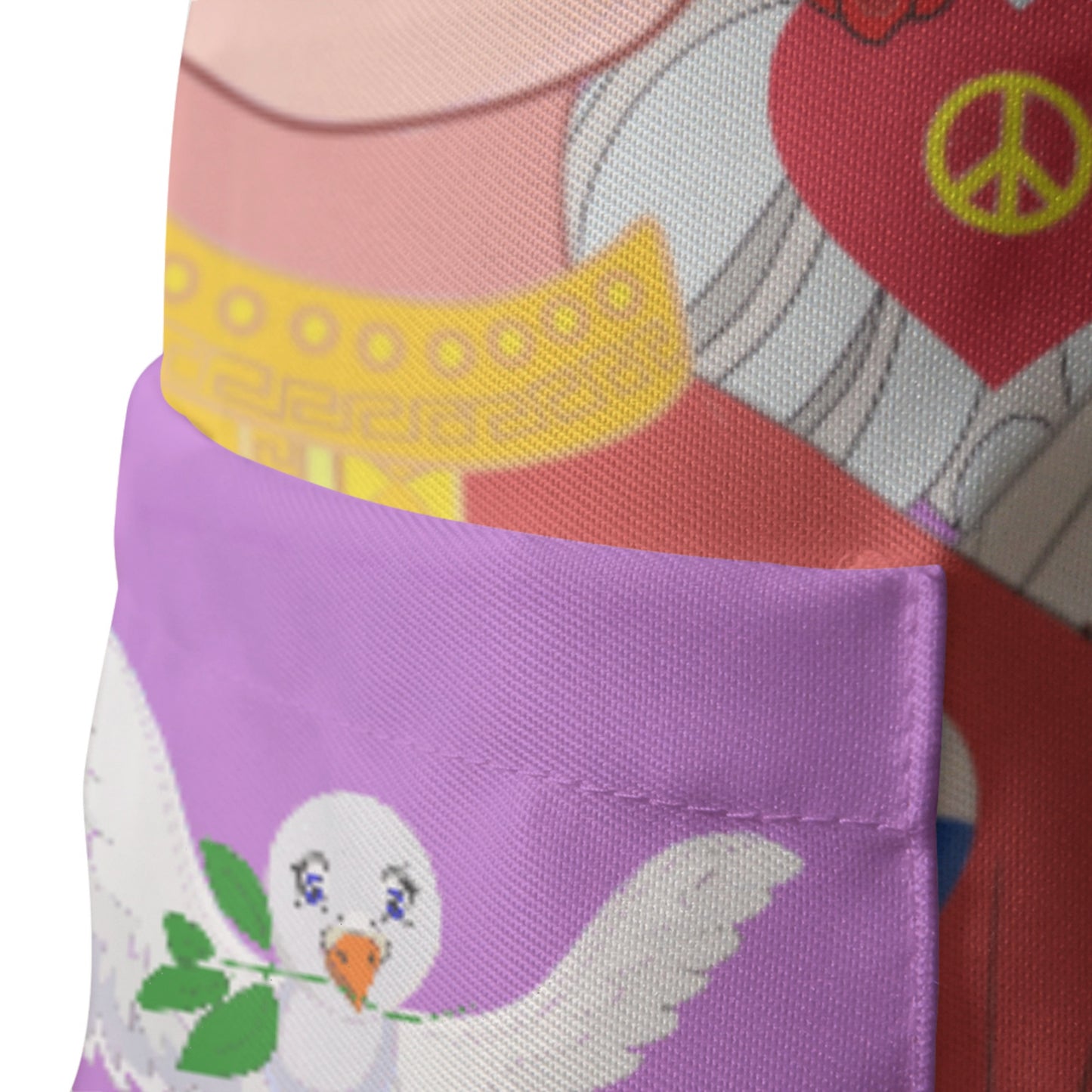 Apron GLOBAL FREEDOM UNITED© Men Ukraina & Russia Lilac