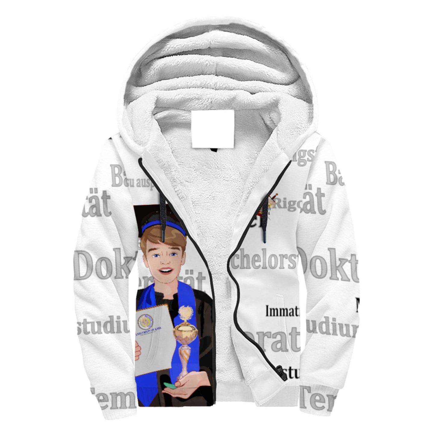 Plush Hoodie Global Freedom United Student Boy Cooper Place Brown Hair 1