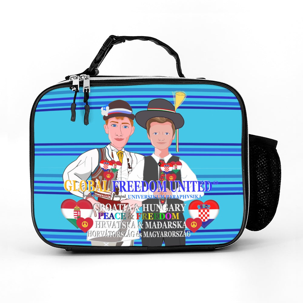 Laether Meal Back GLOBAL FREEDOM UNITED© Boys Croatia & Hungary Blue