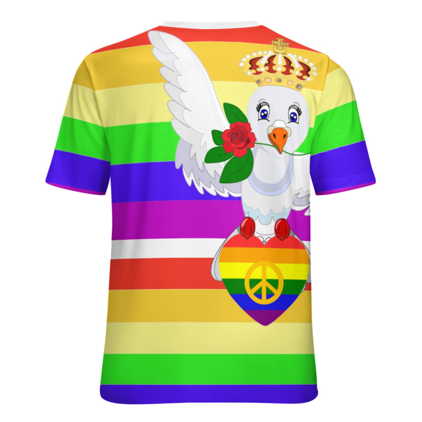 Women´s T-shirt Global Freedom United Dove Of Peace Without Text