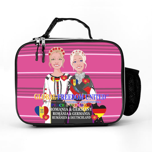 Laether Meal Back GLOBAL FREEDOM UNITED© Women Romania & Germany Pink