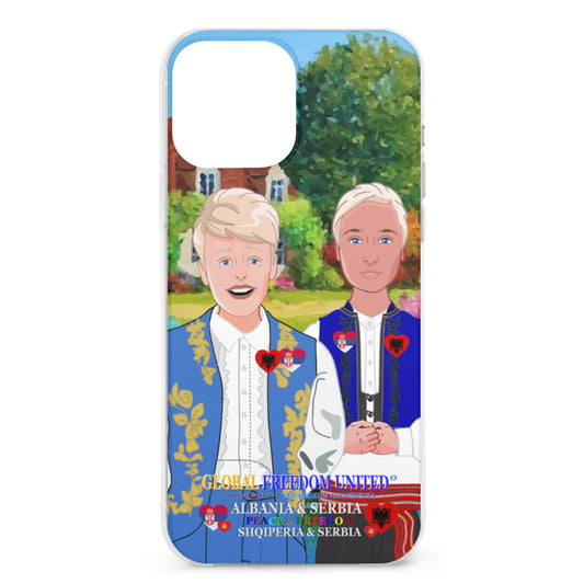 Mobile Phone Case GLOBAL FREEDOM UNITED© Men Albania & Serbia