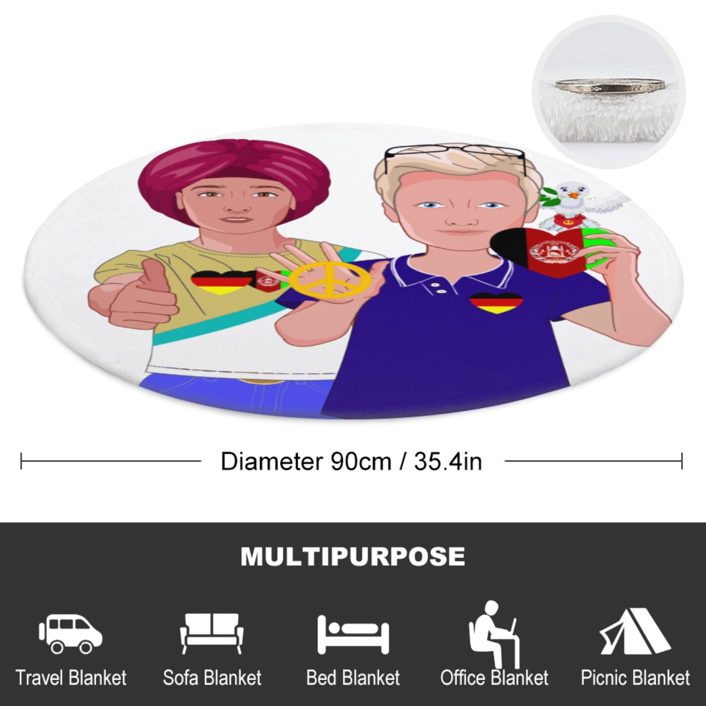 Blankets For Kits GLOBAL FREEDOM UNITED© Boys AFGHANISTAN & GERMANY