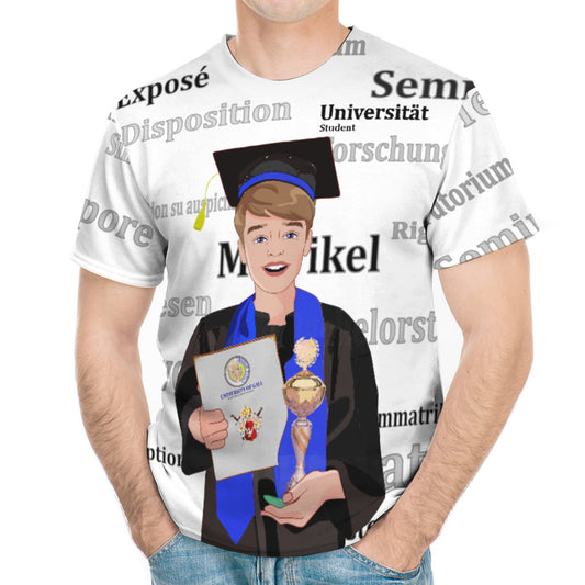 Men´s T-shirt Global Freedom United Student Boy Cooper Place Brown Hair 1