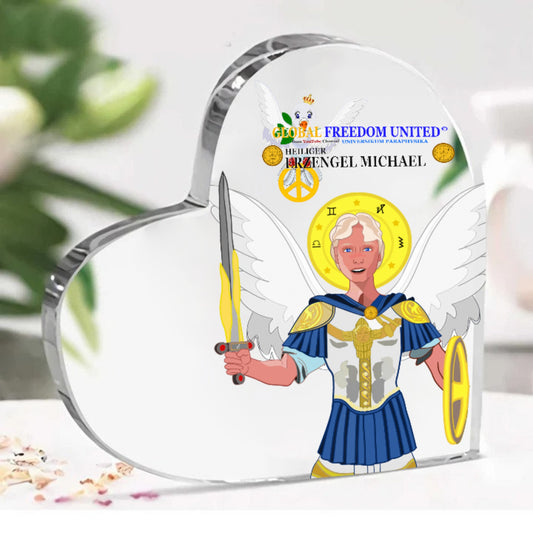 Custom Shaped Acrylic Plaque 1 Global Freedom United Archangel Michael German