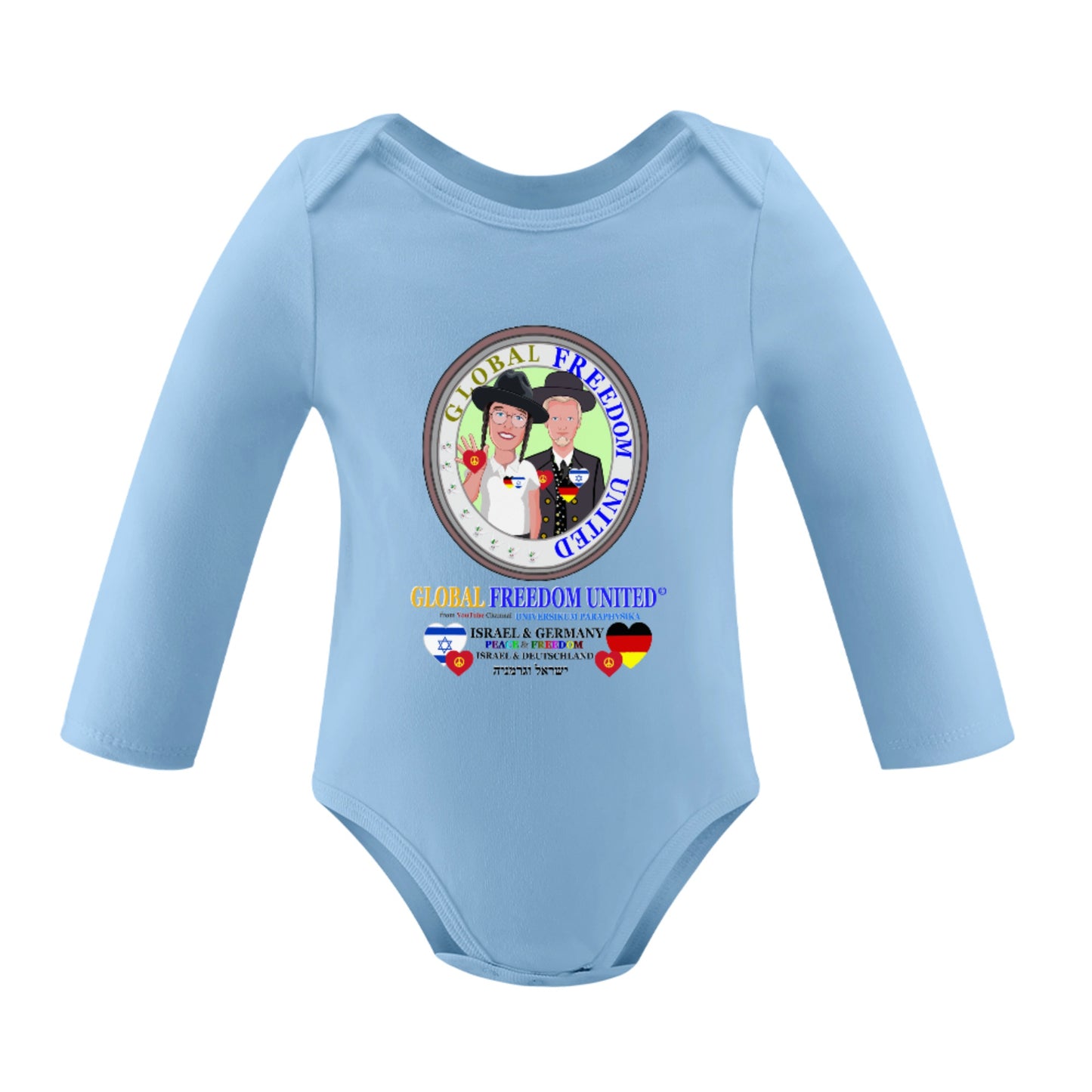 Long Arm Baby Body GLOBAL FREEDOM UNITED© Boys Israel & Germany