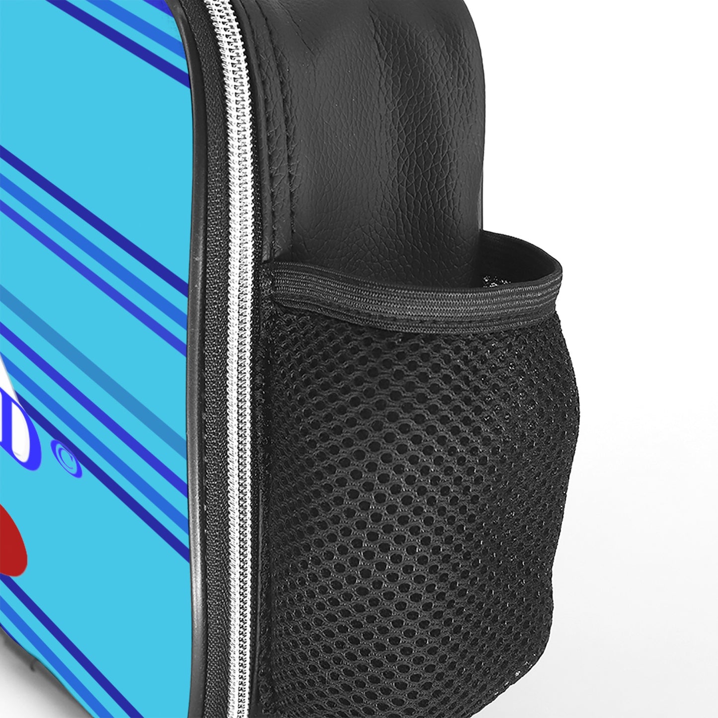 Leather Meal Bag GLOBAL FREEDOM UNITED© Men Romania & Hungary Blue