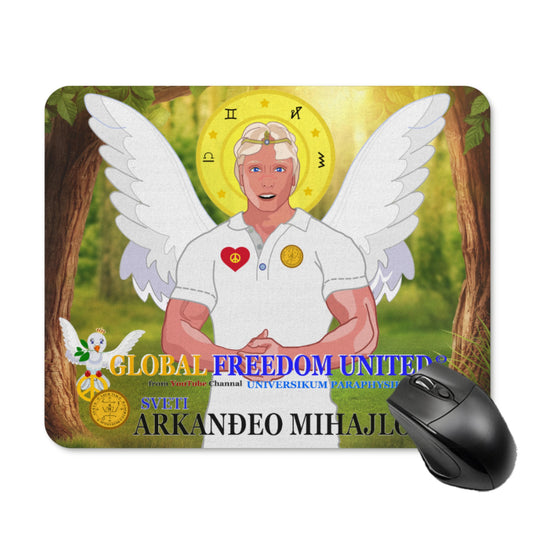 Mouse Pad Global Freedom United Archangel Michael Croatia V2