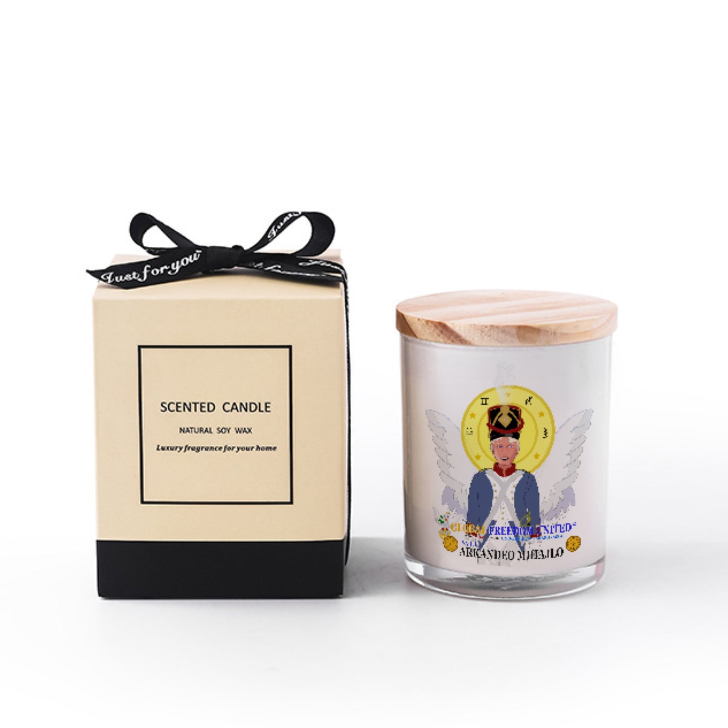 Scented Soy Candle Global Freedom United  Archangel Michael Croatia V3