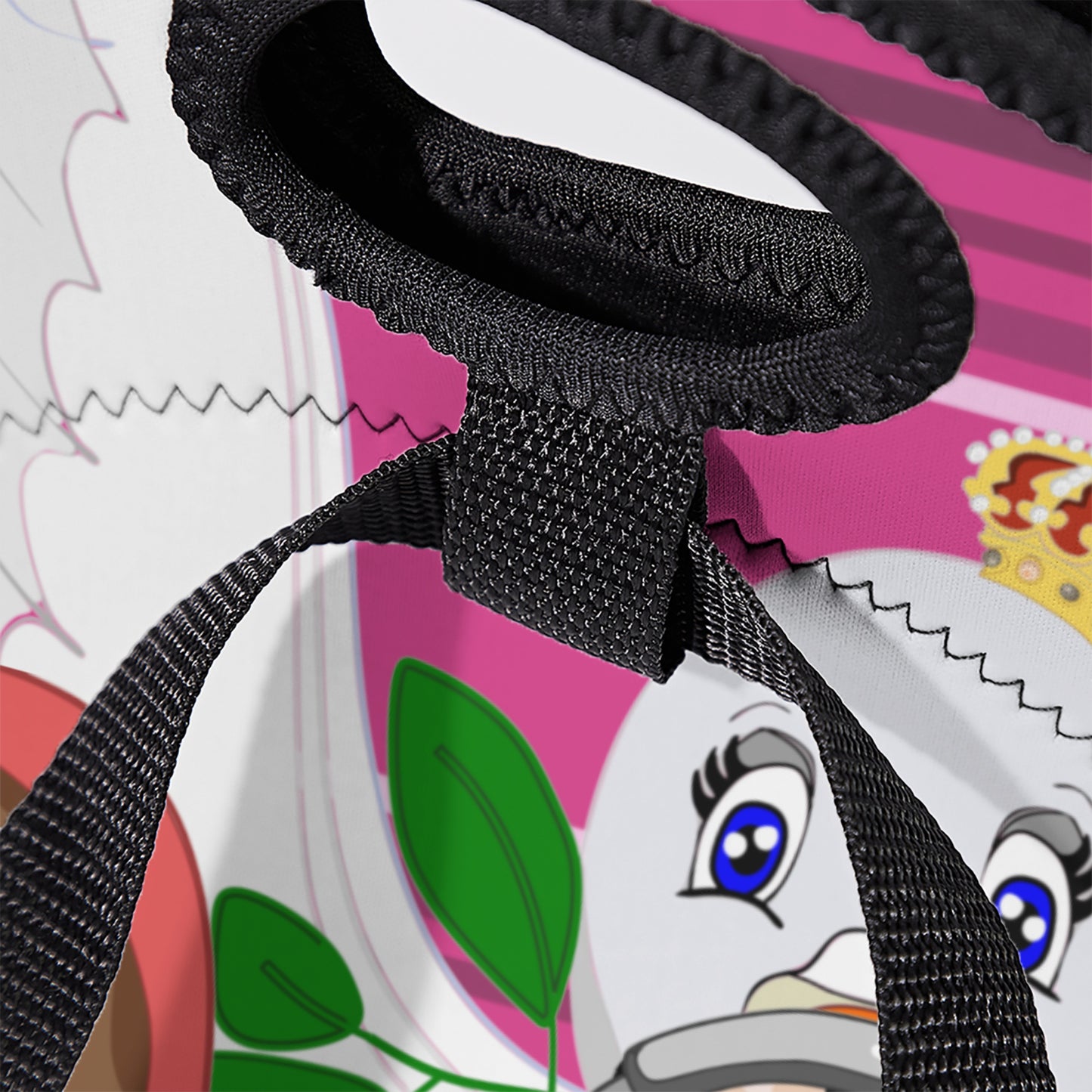 Meal Bag With Straw Global Freedom United Women Iraq & Usa Pink