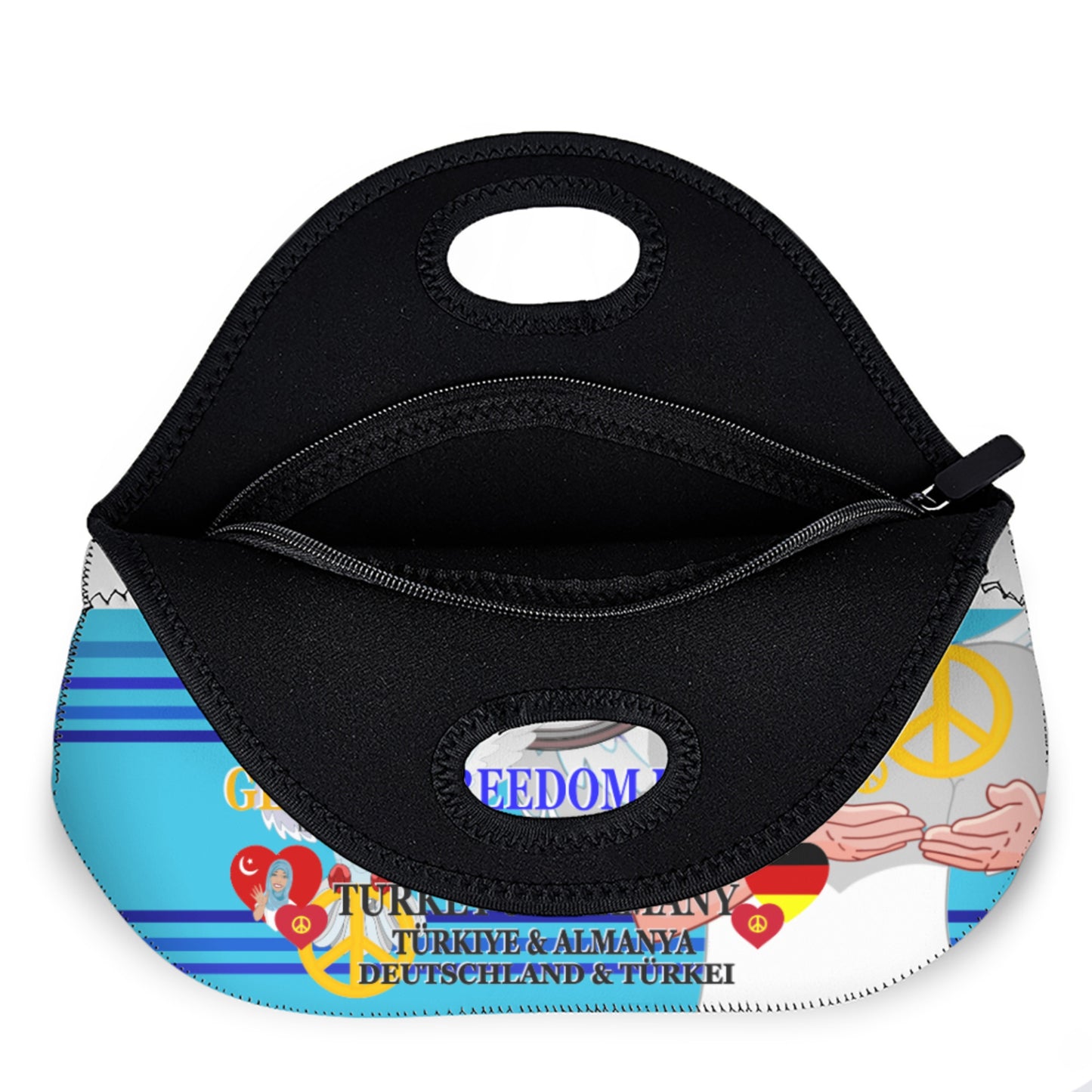 Meal Bag Global Freedom United Men Turkey & Germany V1 Blue