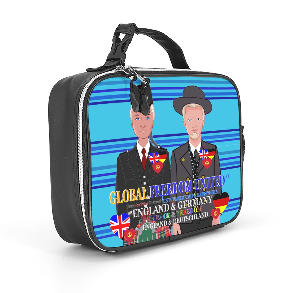 Laether Meal Back GLOBAL FREEDOM UNITED© Men England & Germany Blue