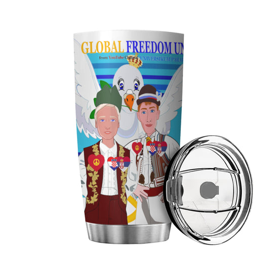 Tumbler Global Freedom United Men Croatia & Serbia Blue