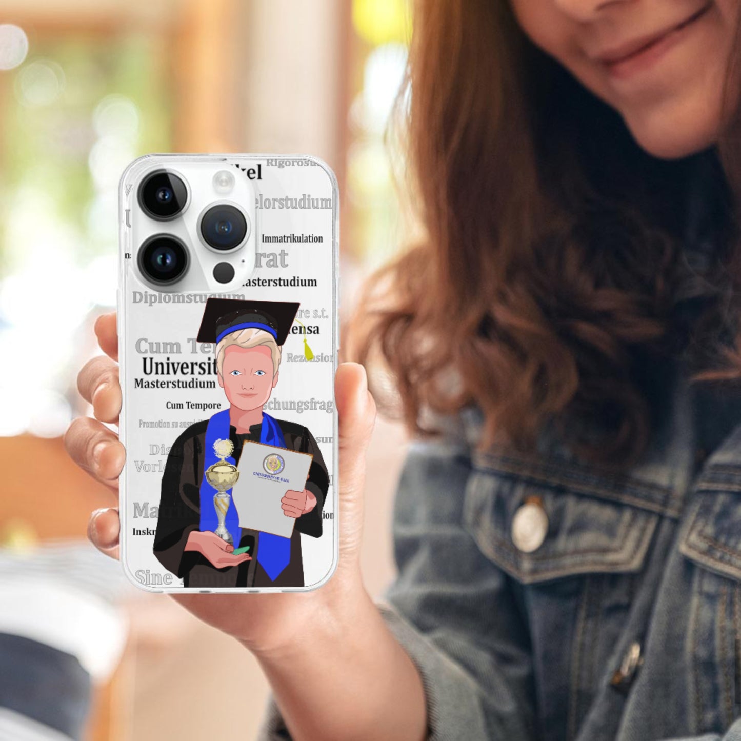 Phone Case GLOBAL FREEDOM UNITED© Student Boy Blond Hair Germany